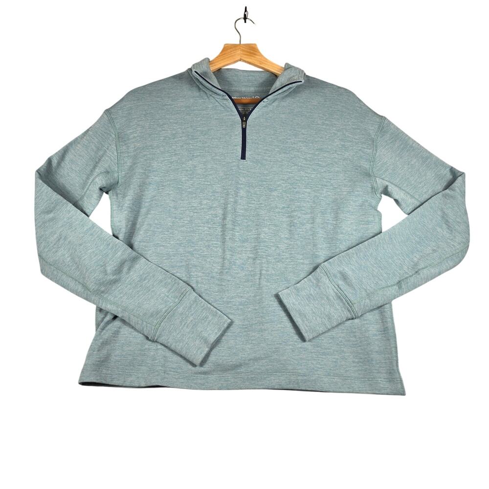 Outdoor Voices Seafoam Quarter Zip Pullover Top